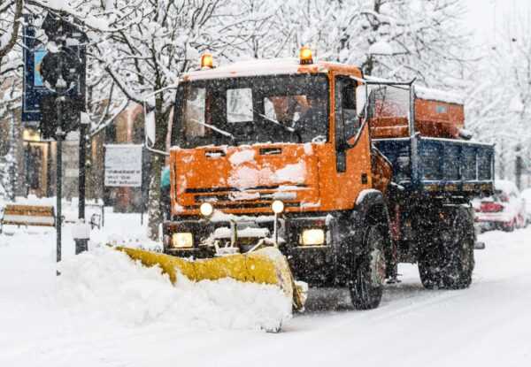 Пример -Уборка снега в Москве